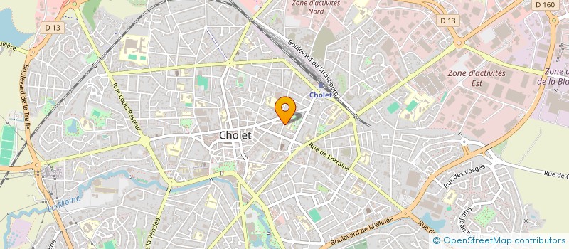 localisation de l'entreprise APOCILE à CHOLET