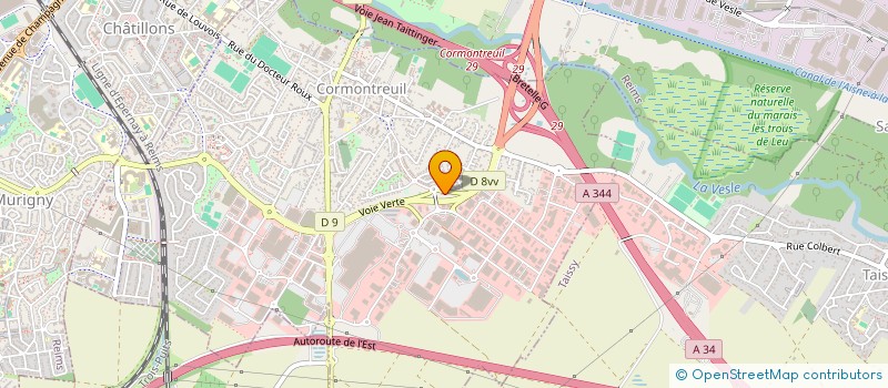 localisation de l'entreprise APOCLA  CORMONTREUIL