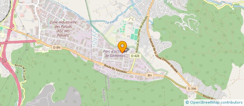 localisation de l'entreprise APODIS à GEMENOS