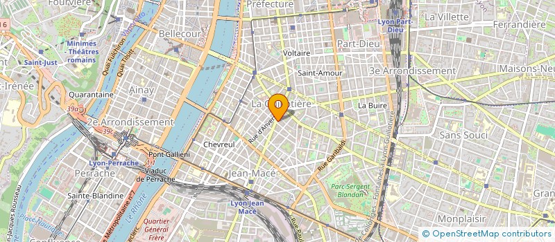 localisation de l'entreprise APODIS VOYAGES à LYON