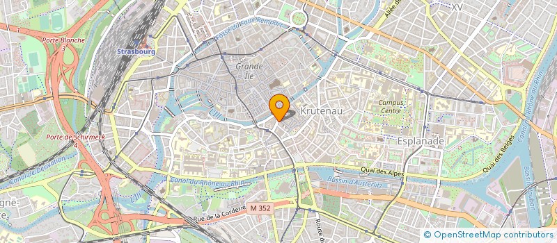 localisation de l'entreprise APOENA à STRASBOURG