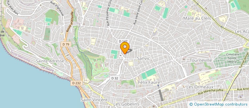 localisation de l'entreprise APOGASTIN à LE HAVRE