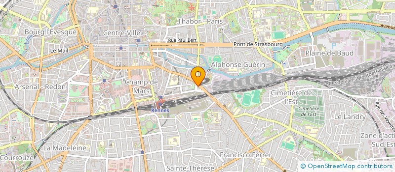 localisation de l'entreprise APOGEA  SAINT-THURIAL