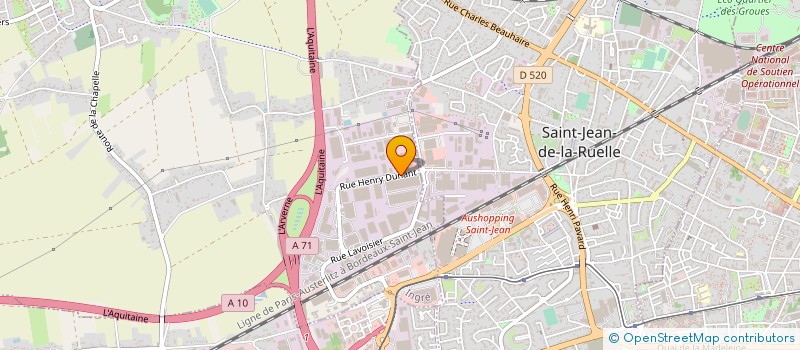 localisation de l'entreprise APOGEA CENTRE à INGRE