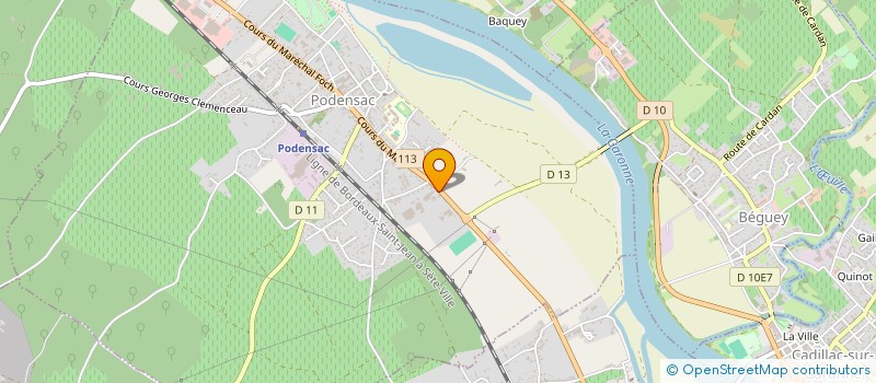 localisation de l'entreprise APOGEE  PODENSAC