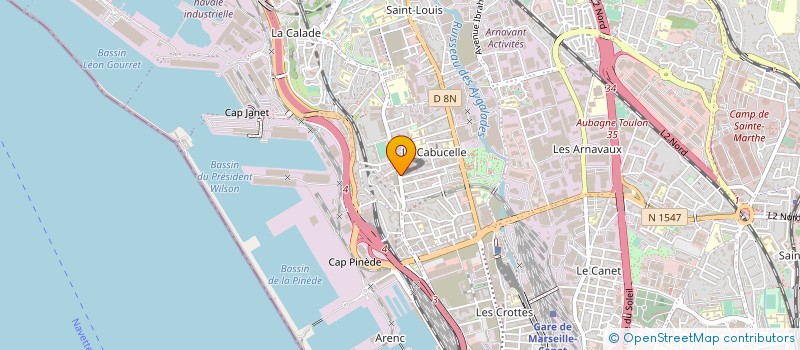 localisation de l'entreprise APOGEE RESSOURCES HUMAINES à MARSEILLE 15EME