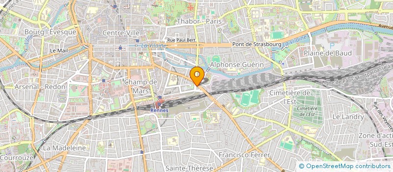 localisation de l'entreprise APOGELAB  SAINT-THURIAL