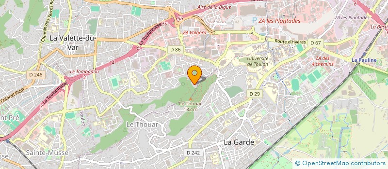 localisation de l'entreprise APOGEN HOLDING à LA VALETTE-DU-VAR