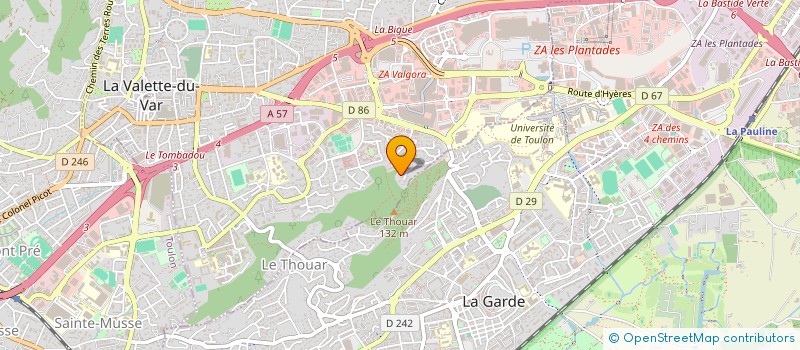 localisation de l'entreprise APOGEN PARTNERS à LA VALETTE-DU-VAR
