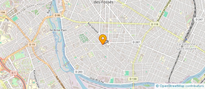 localisation de l'entreprise APOGIMES 94 à SAINT-MAUR-DES-FOSSES