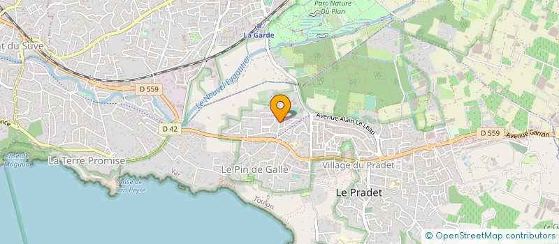 localisation de l'entreprise APOIDEA : ENCOURAGER LES SOLUTIONS DE DEMAIN  LE PRADET