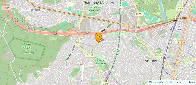 localisation de l'entreprise APOIO à ANTONY