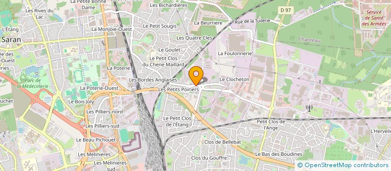localisation de l'entreprise APOK à SARAN