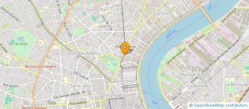 localisation de l'entreprise APOLE IMMOBILIER à BORDEAUX