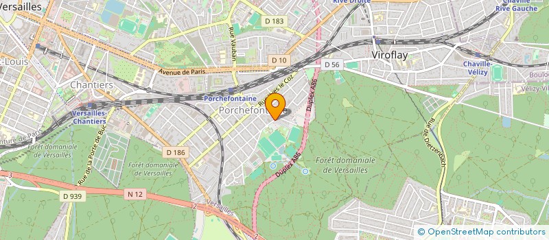localisation de l'entreprise APOLFI à VERSAILLES