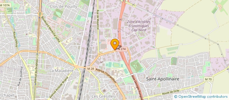 localisation de l'entreprise APOLIDIS  DIJON