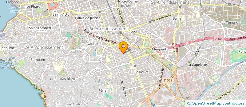 localisation de l'entreprise APOLINA à MARSEILLE