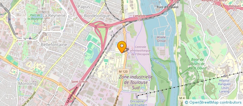 localisation de l'entreprise APOLINE à TOULOUSE