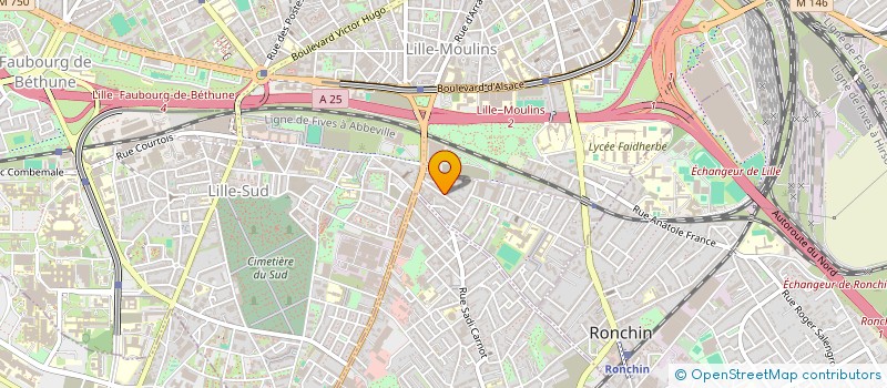 localisation de l'entreprise APOLLINAIRE à LILLE