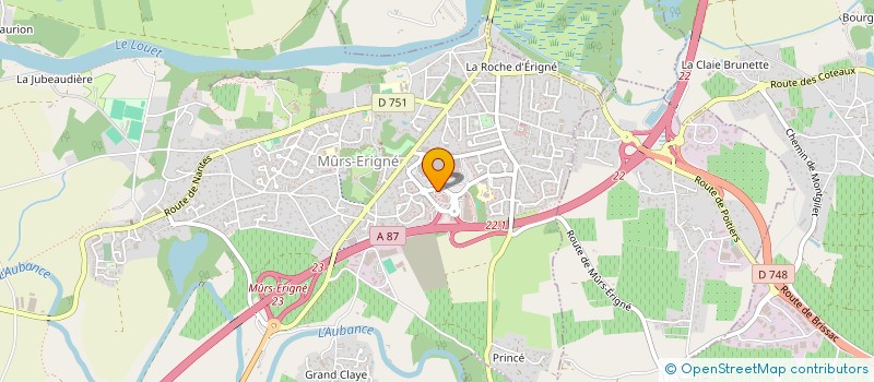 localisation de l'entreprise APOLLINE 2  MURS-ERIGNE