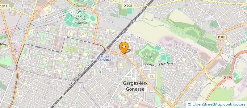 localisation de l'entreprise APOLLINE à GARGES-LES-GONESSE