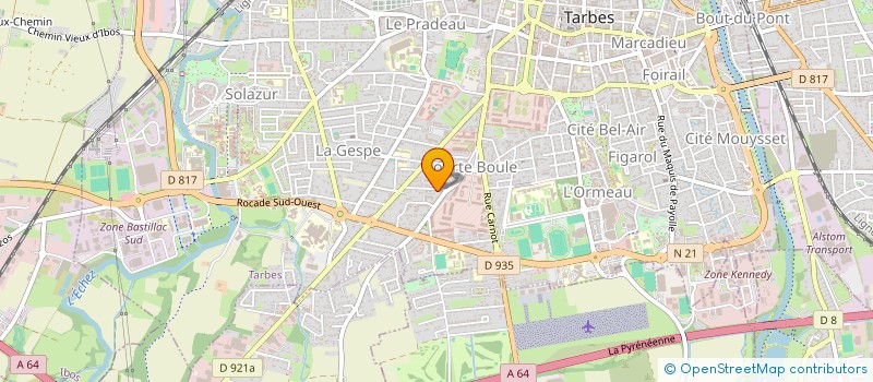 localisation de l'entreprise APOLLINE  TARBES