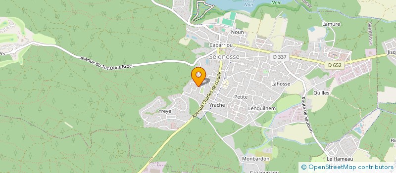 localisation de l'entreprise APOLLINE  SEIGNOSSE