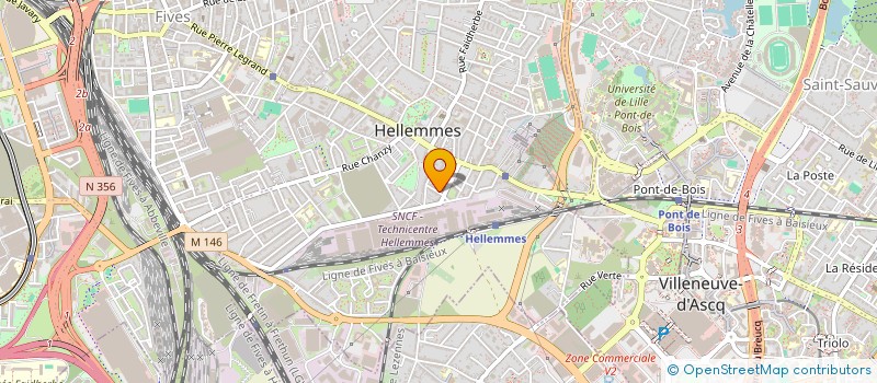 localisation de l'entreprise APOLLINE D à LILLE