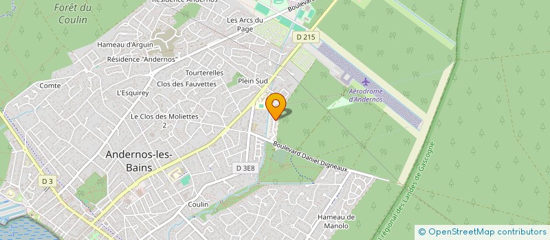 localisation de l'entreprise APOLLINE INVESTISSEMENT à ANDERNOS-LES-BAINS