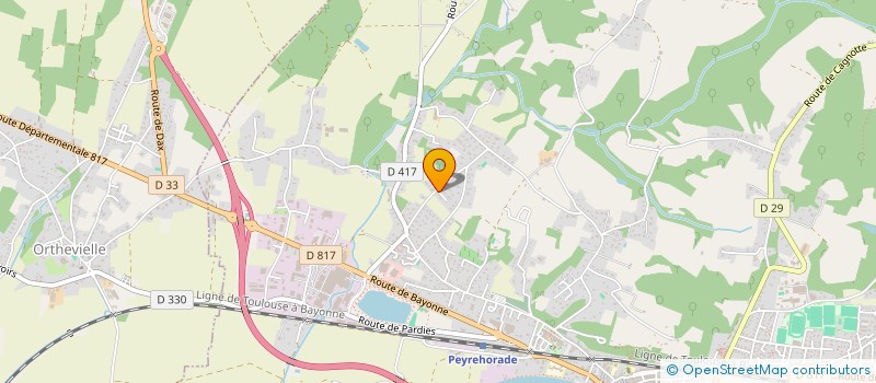 localisation de l'entreprise APOLLINE SCI  PEYREHORADE