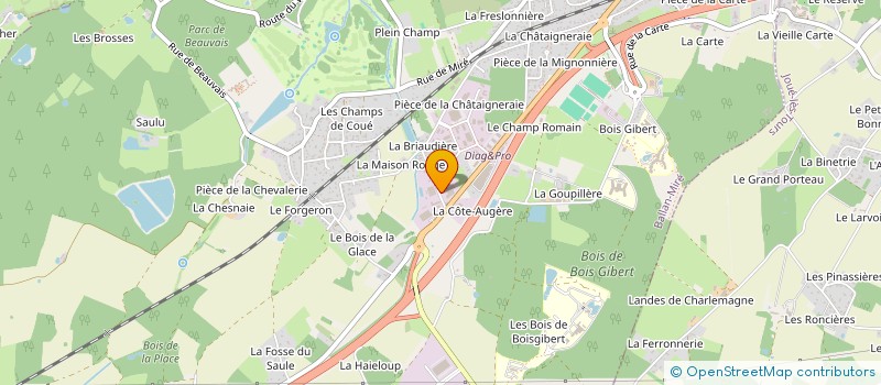 localisation de l'entreprise APOLLO à BALLAN-MIRE