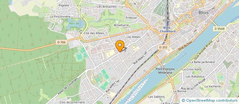 localisation de l'entreprise APOLLO à BLOIS