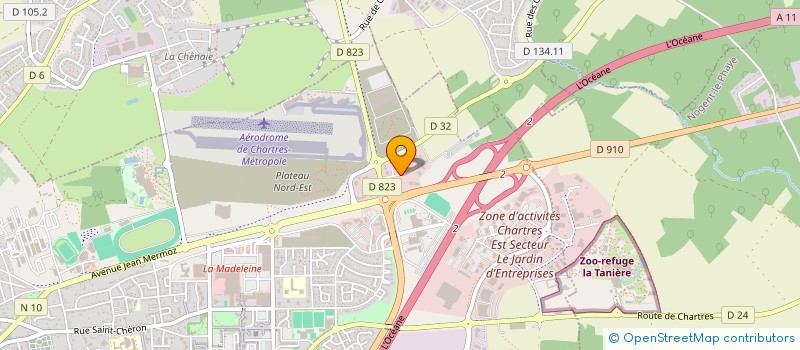 localisation de l'entreprise APOLLO à CHARTRES
