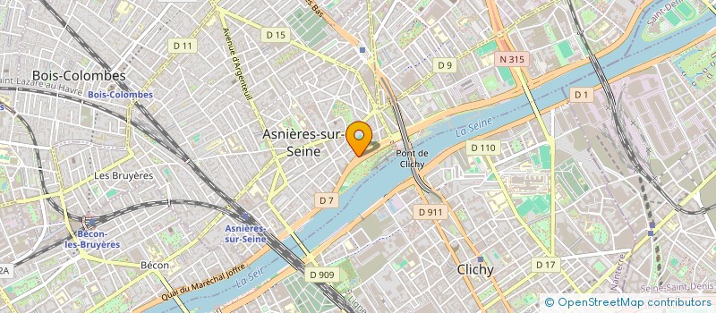 localisation de l'entreprise APOLLO à ASNIERES-SUR-SEINE