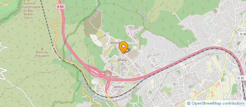 localisation de l'entreprise APOLLO  LA CIOTAT