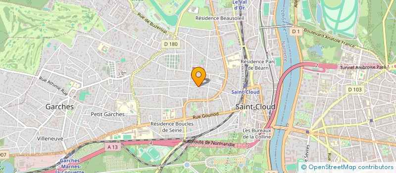 localisation de l'entreprise APOLLO à SAINT-CLOUD