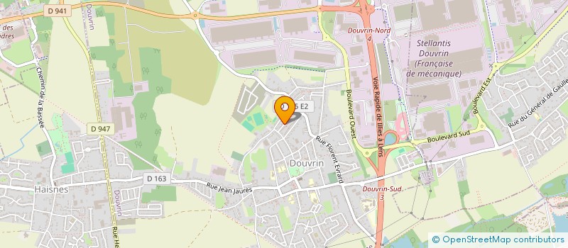 localisation de l'entreprise APOLLO  BILLY-BERCLAU