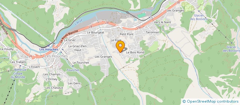 localisation de l'entreprise APOLLO INVESTISSEMENT  LES HOUCHES