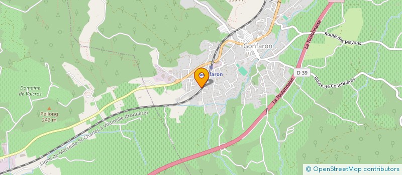 localisation de l'entreprise APOLLO ORCHESTRA  GONFARON