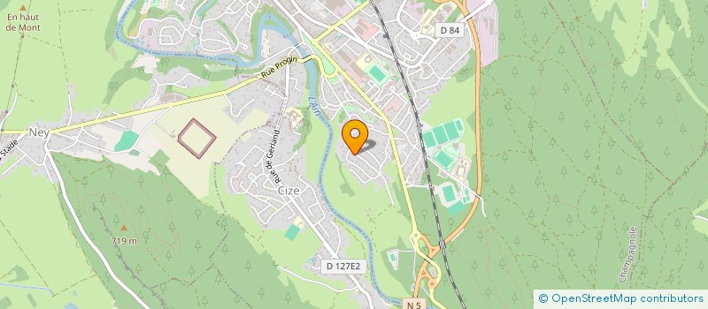 localisation de l'entreprise APOLLO XI  CHAMPAGNOLE