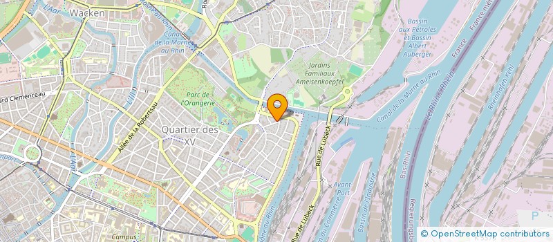 localisation de l'entreprise APOLLOFILM à STRASBOURG