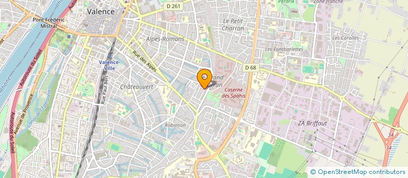 localisation de l'entreprise APOLLON  VALENCE