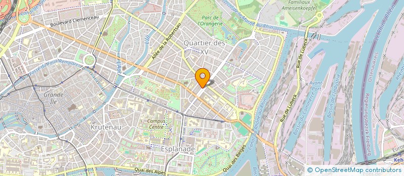 localisation de l'entreprise APOLLON à STRASBOURG