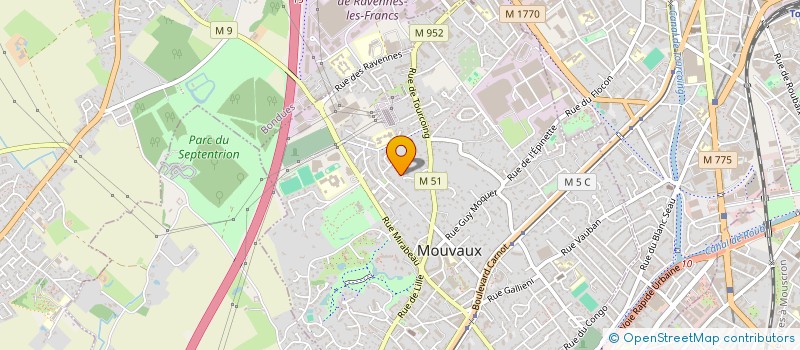 localisation de l'entreprise APOLLON à MOUVAUX
