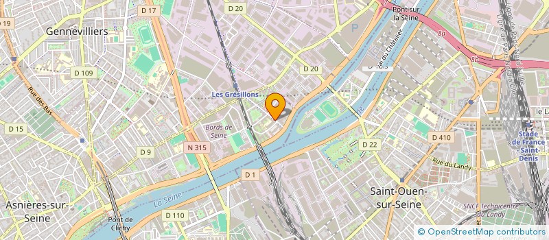 localisation de l'entreprise APOLLONIA à SAINT-OUEN-SUR-SEINE