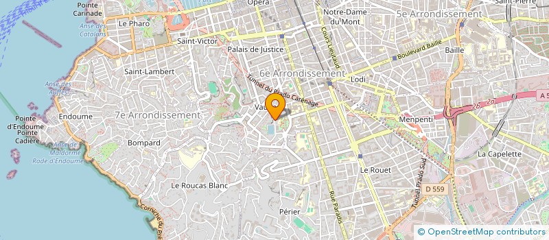 localisation de l'entreprise APOLLONIA à MARSEILLE 6EME