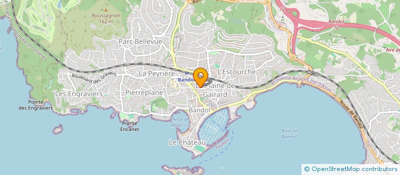 localisation de l'entreprise APOLLONIA à BANDOL