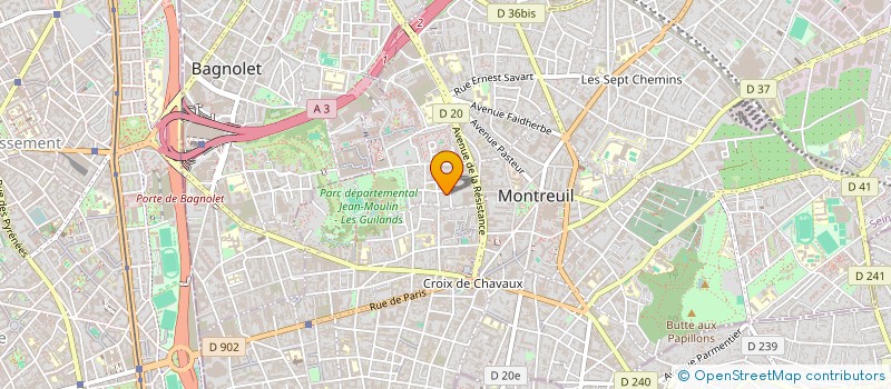 localisation de l'entreprise APOLLYNE à MONTREUIL