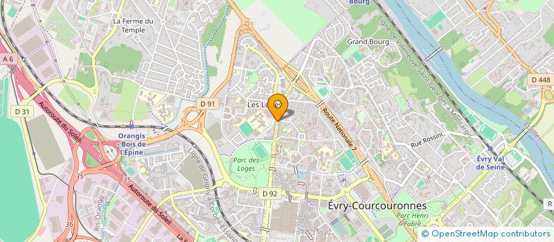 localisation de l'entreprise APOLOGI FRANCE à EVRY-COURCOURONNES