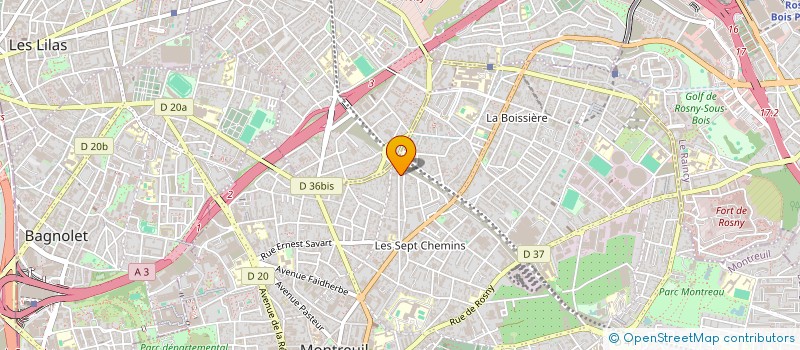 localisation de l'entreprise APOLOGIE PRODUCTION DIFFUSION à MONTREUIL